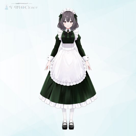 【V-NEO Closet】メイド服(DarkGreen)