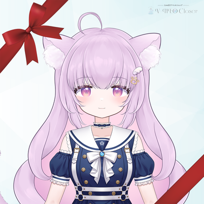 猫戸ネル×ワンピース(Navy)
