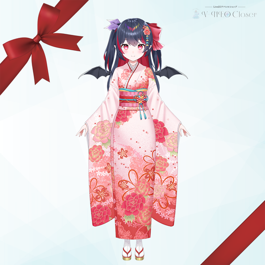 生稚くれあ×振袖(Pink)