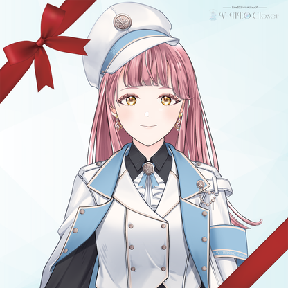 真城ななる×軍服(WhiteBlue)
