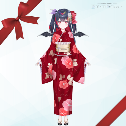 生稚くれあ×浴衣(Red)