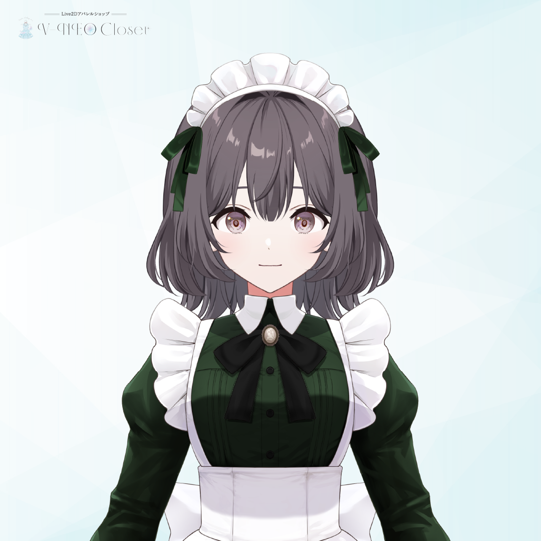 【V-NEO Closet】メイド服(DarkGreen)