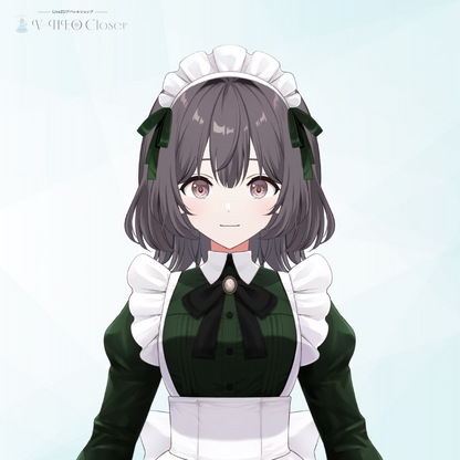 【V-NEO Closet】メイド服(DarkGreen)