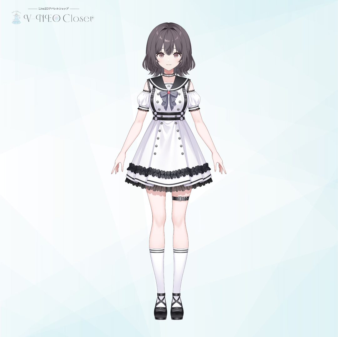 【V-NEO Closet】MAIROタイアップワンピース(White)