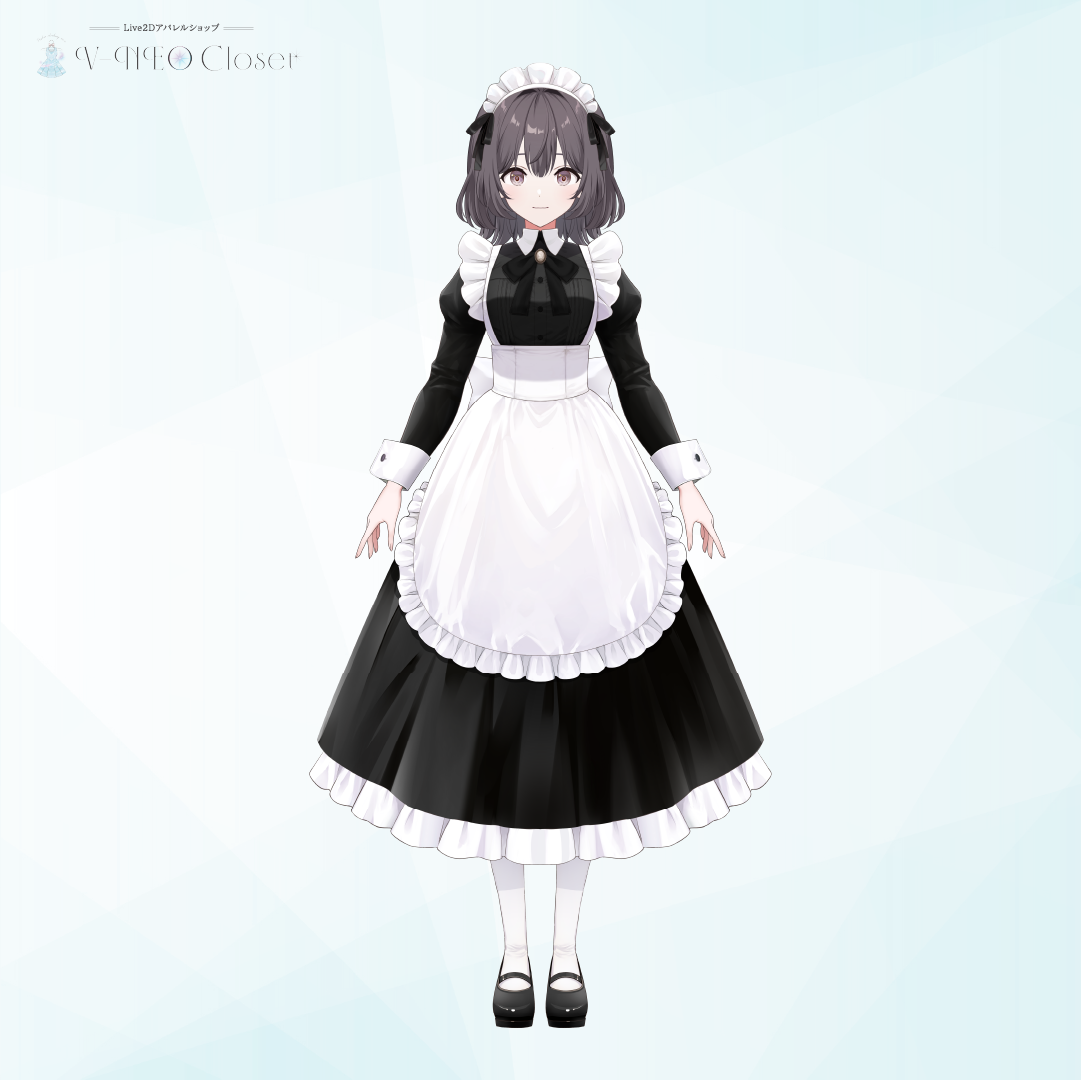 【V-NEO Closet】メイド服(Black)