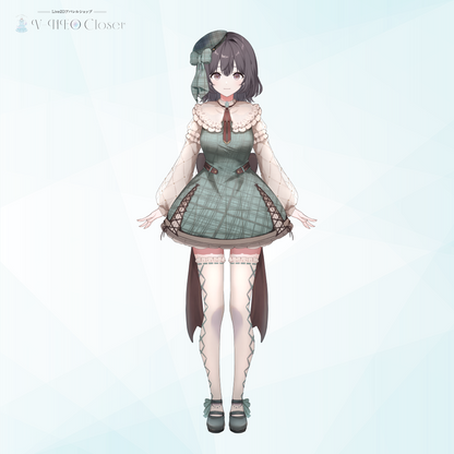 【V-NEO Closet】チェックワンピース(Mint)