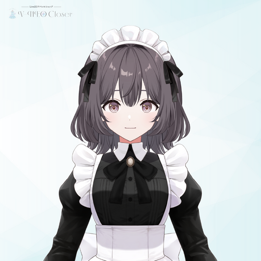 【V-NEO Closet】メイド服(Black)